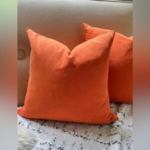 Set of two throw pillows